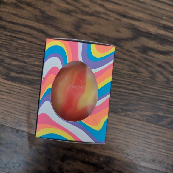 Nee Doh NeeDoh Swirlie Eggs Stress Toy by Schylling - Red Orange & Yellow Swirl - Picture 6 of 6